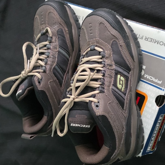 Men\'s Sketchers Work Boots, Sz 8, NIB main image 5